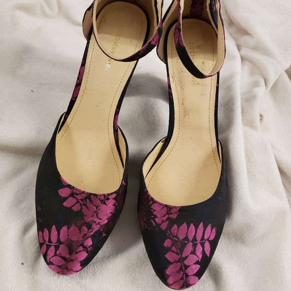 Liz Claiborne floral design shoes size 9M - Picture 2 of 5